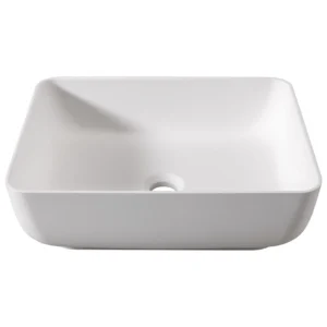 Abode Cava 450x350mm Tablet Basin - Chalk White
