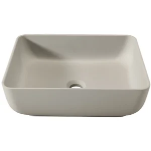 Abode Cava 450x350mm Tablet Basin - Pebble Grey