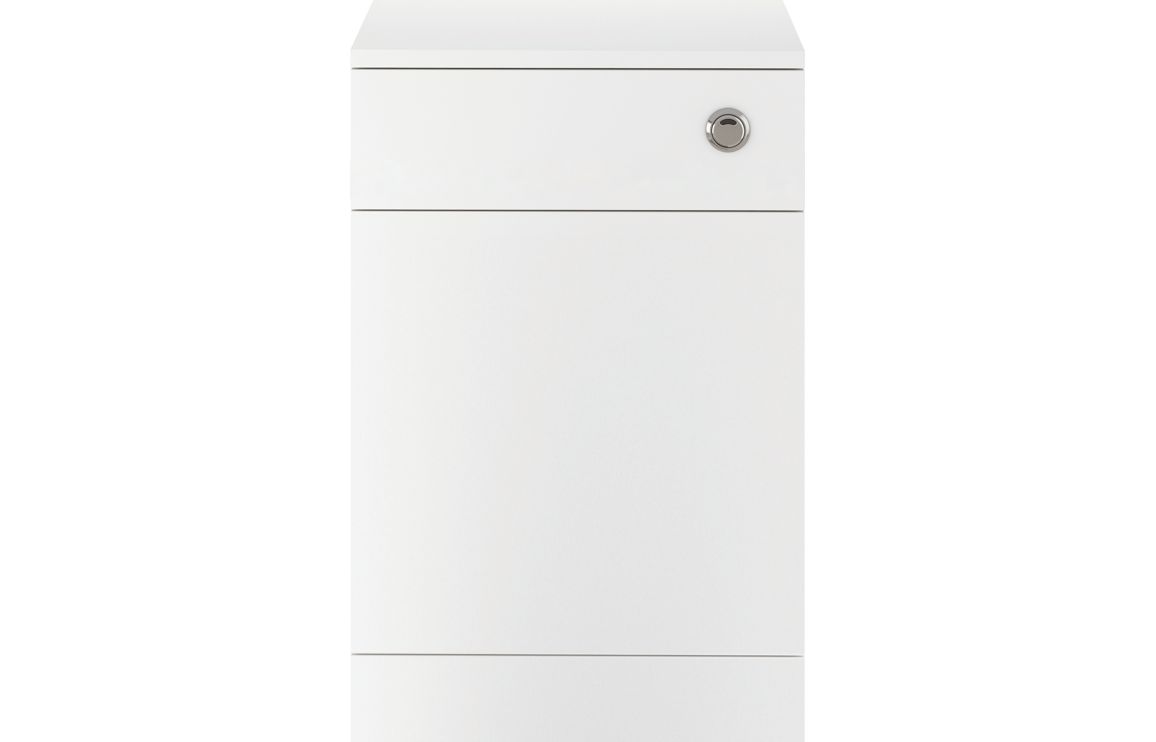 Vista 500mm WC Unit - White Gloss