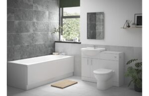 Vista Full Suite with Rimless BTW WC & Single End Bath