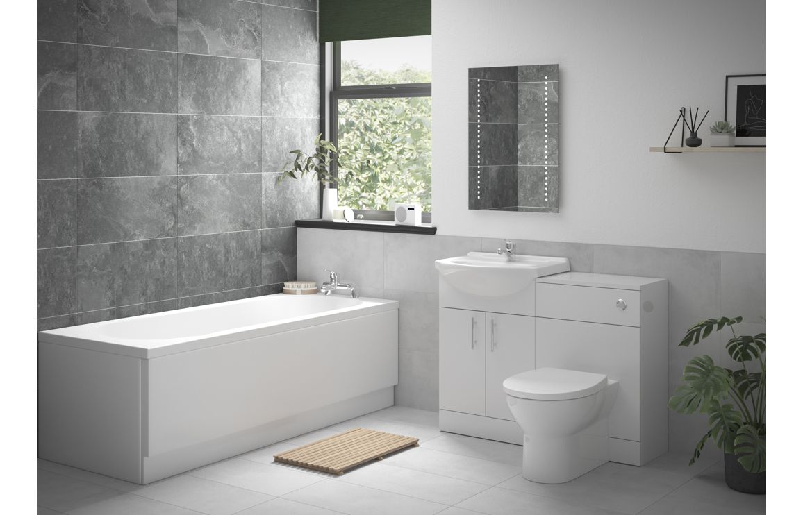 Vista Full Suite with Rimless BTW WC & Single End Bath