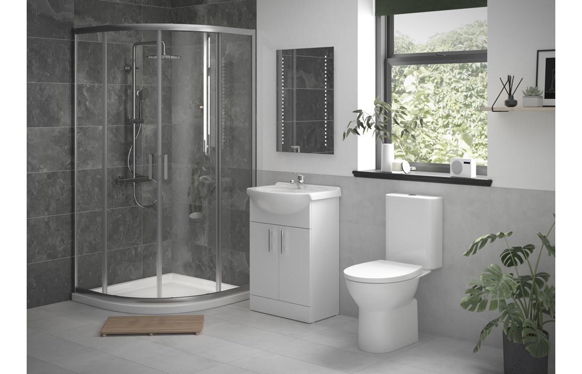 Vista Full Suite with 900mm 2 Door Easy-Fit Quadrant & Tray