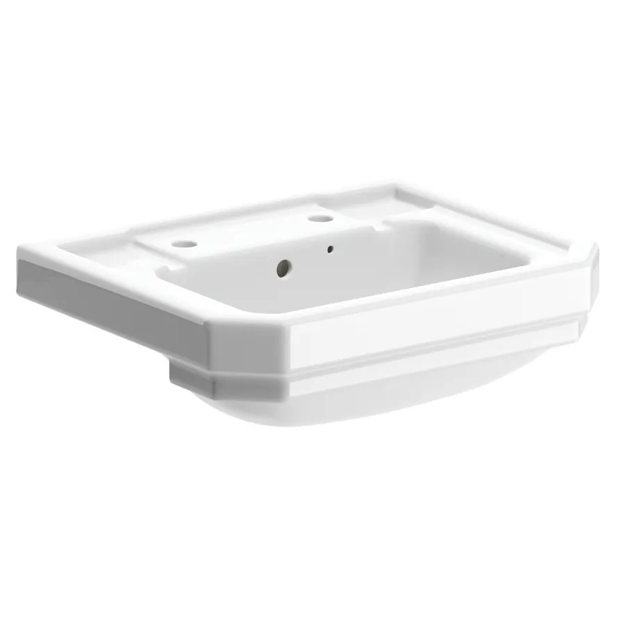 Sherbourne 495x445mm 2TH Semi Recessed Basin