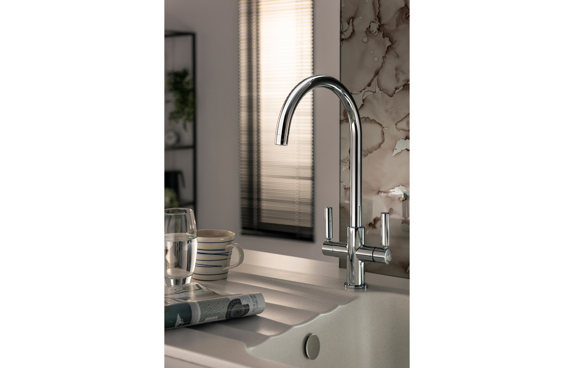 Abode Globe Aquifier Mixer Tap - Matt Black - Image 3