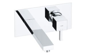 Abode Zeal Wall Mounted Basin Mixer - Chrome