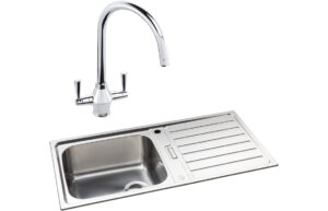 Abode Neron 1B Inset Sink Stainless Steel & Astral Tap Pack