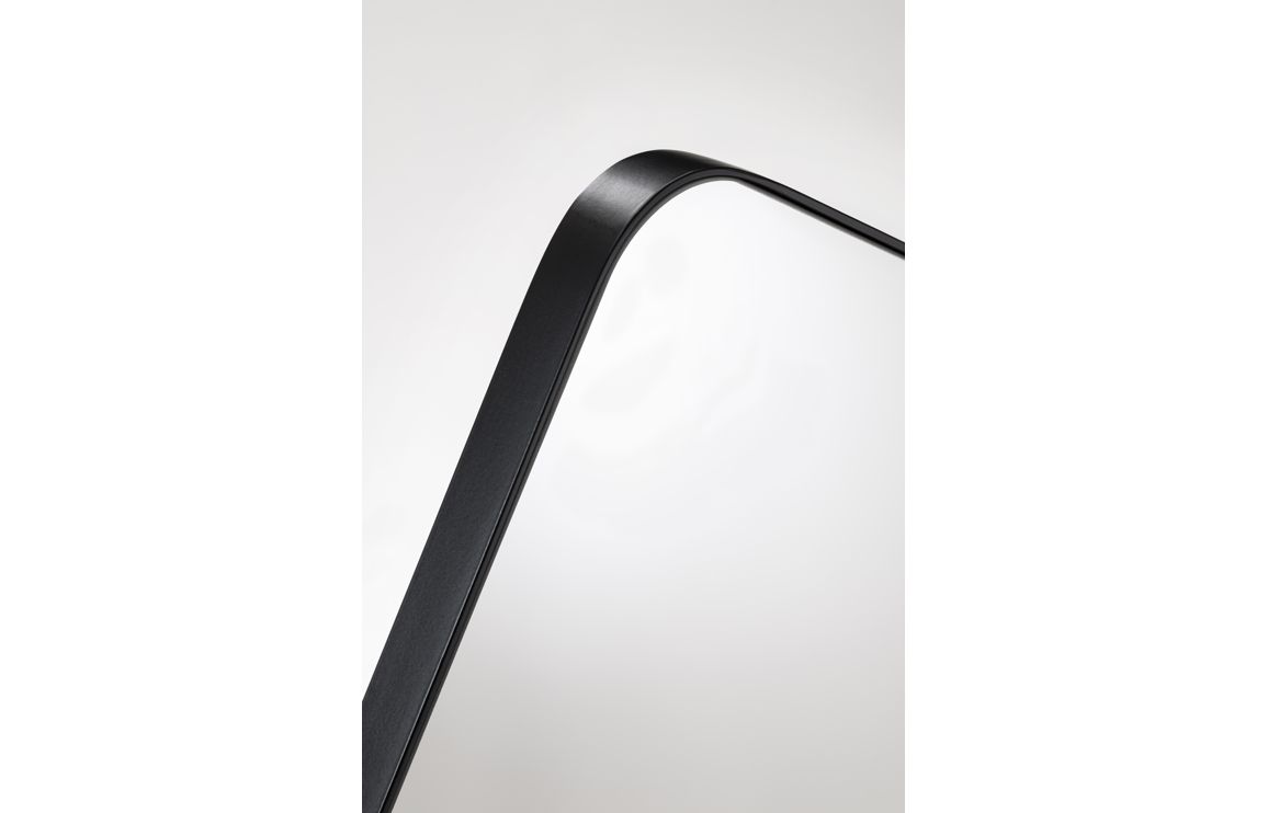 Abode Mayar 450x900mm Tablet LED Mirror - Matt Black - Image 3