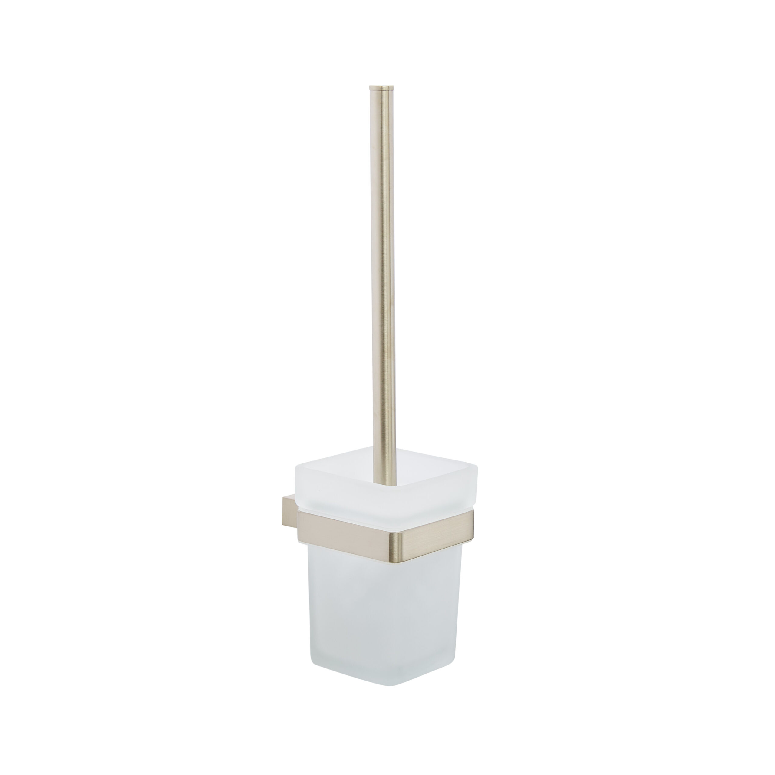 K-Vit Premium Toilet Brush Set Brushed Nickel