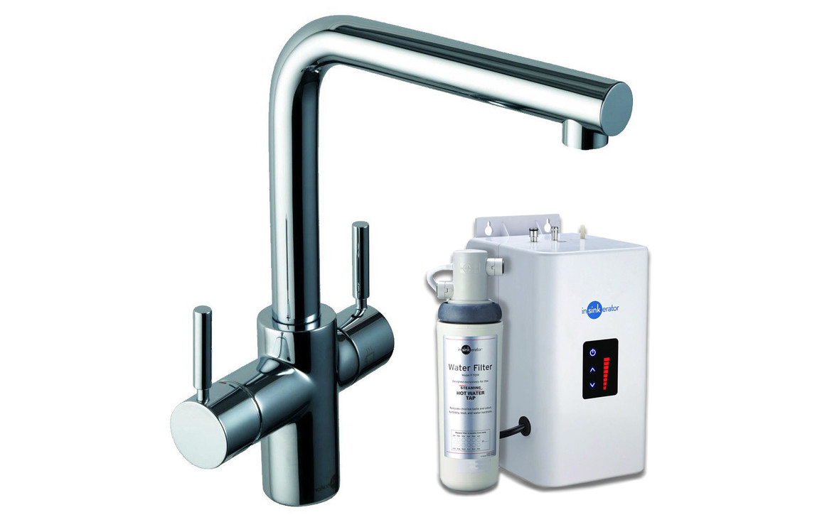 InSinkErator 3N1 L Shape Tap Neo Tank & Filter Pack - Chrome