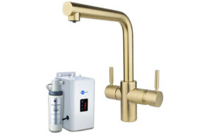 InSinkErator 3N1 L Shape Tap  Neo Tank & Filter Pack - Gold