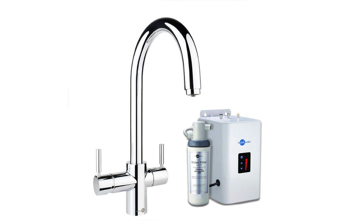 InSinkErator 3N1 J Shape Tap Neo Tank & Filter Pack - Chrome