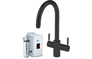 InSinkErator 3N1 J Shape Tap  Neo Tank & Filter Pack - Velvet Black
