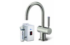 InSinkErator HC3300 Hot/Cold Mixer Tap  Neo Tank & Water Filter - Brushed Steel