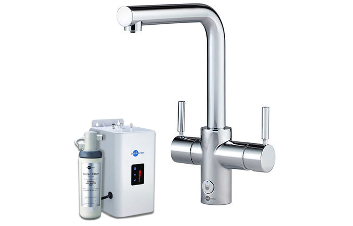 InSinkErator 4N1 L Shape Tap Neo Tank & Filter Pack - Chrome