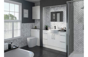 Alba 2400x150mm Plinth - White Gloss