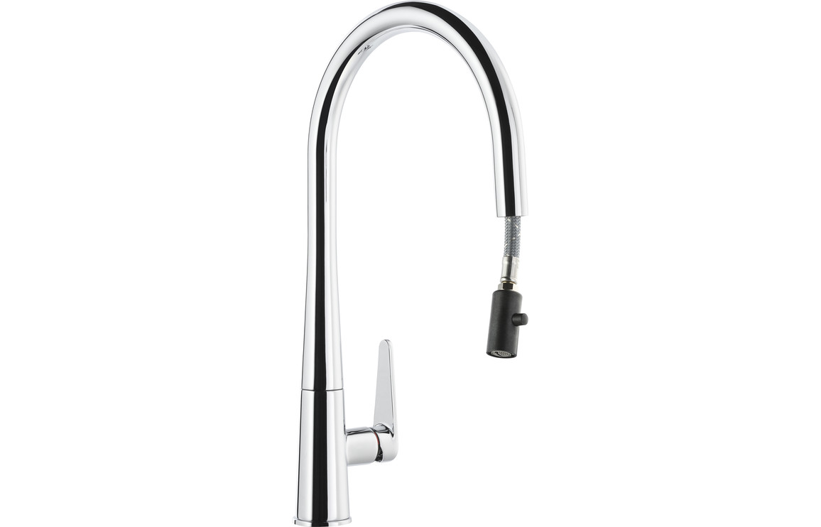 Abode Coniq R Single Lever Mixer Tap w/Pull Out - Chrome - Image 2
