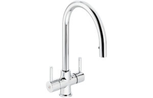 Abode Zest Monobloc Pull-Out Mixer Tap - Chrome
