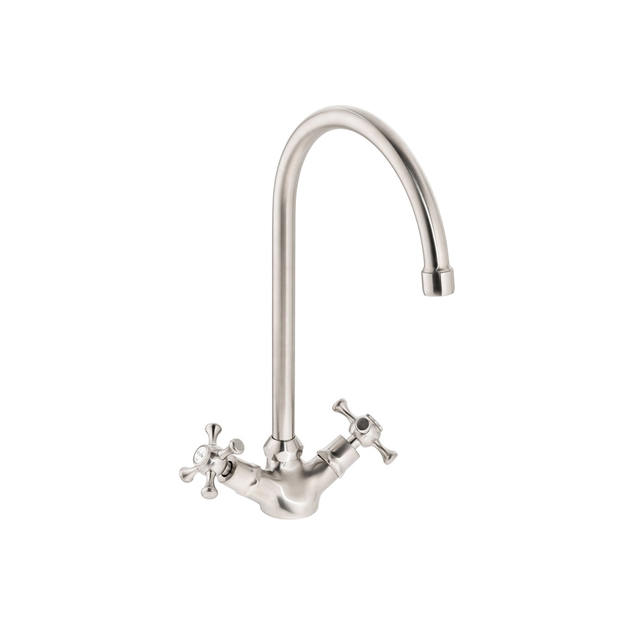 Abode Burford Monobloc Mixer Tap - Brushed Nickel