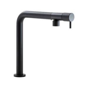 Abode Agilis Single Lever Mixer Tap - Matt Black