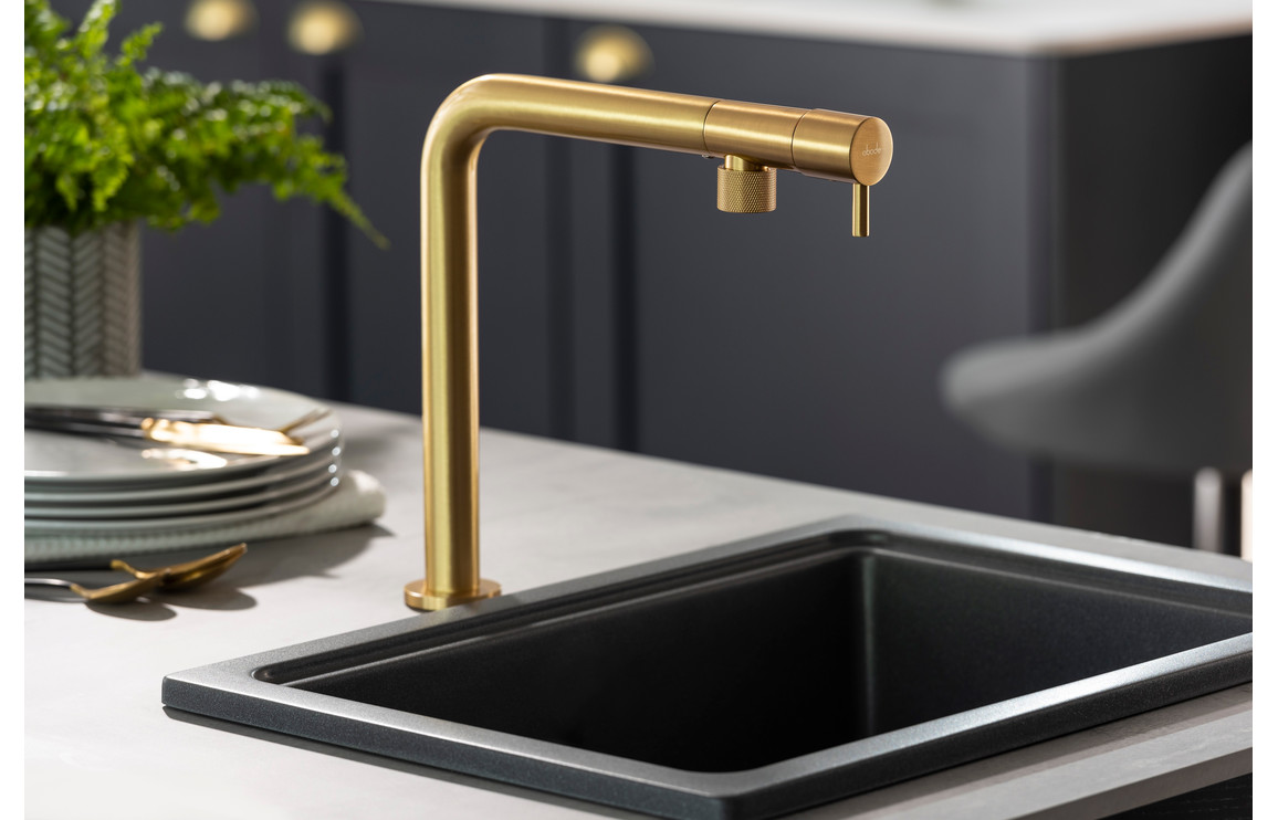 Abode Agilis Single Lever Mixer Tap - Brushed Nickel - Image 2