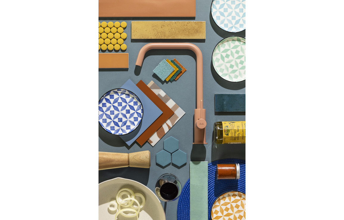 Abode Althia Single Lever Mixer Tap - Terracotta - Image 2
