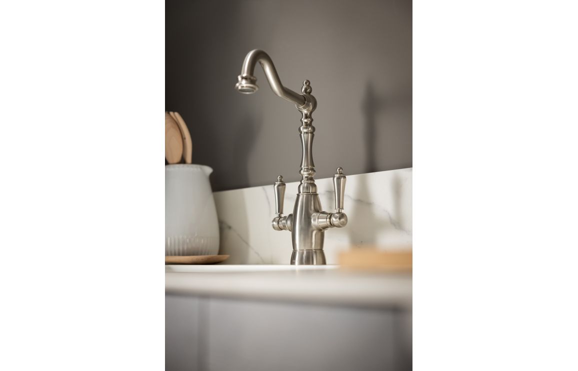 Abode Mayenne Monobloc Mixer Tap - Brushed Nickel - Image 2