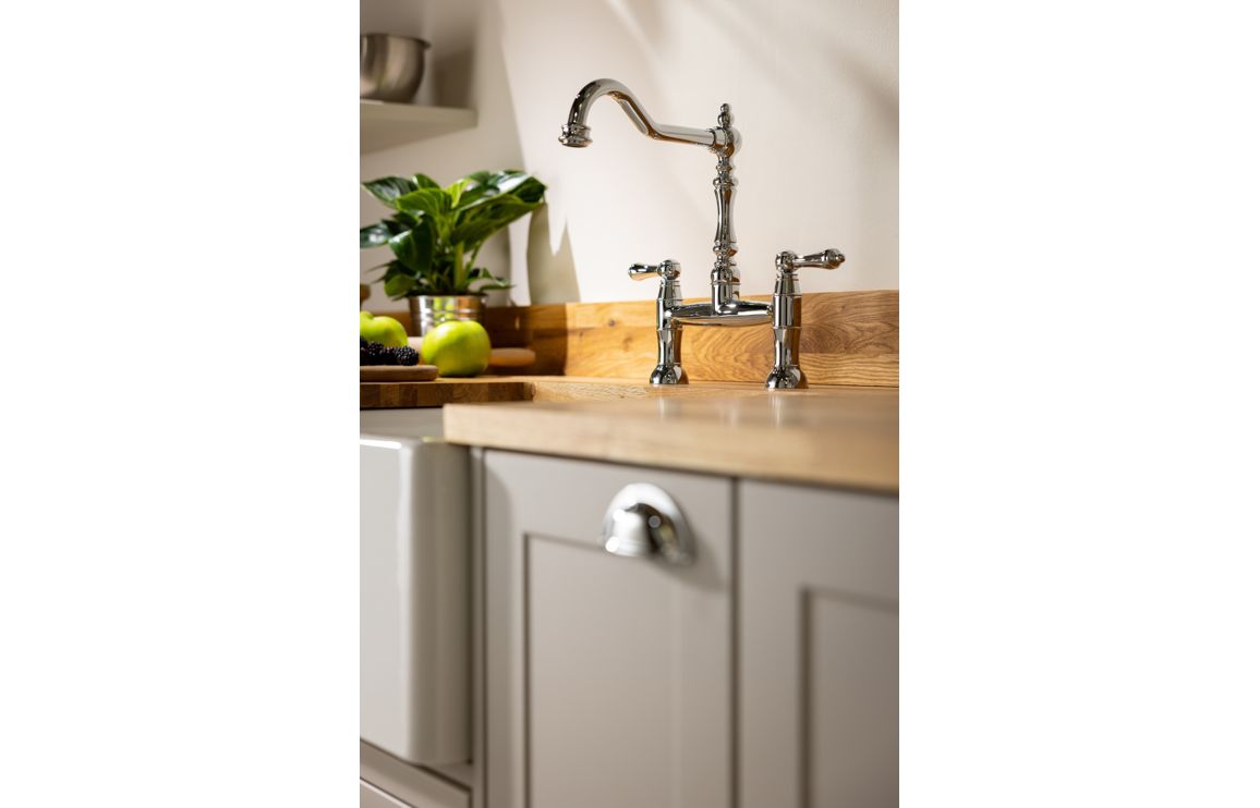 Abode Mayenne Bridge Mixer Tap - Chrome - Image 3