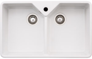 Abode Provincial Large 2B Undermount Sink - White