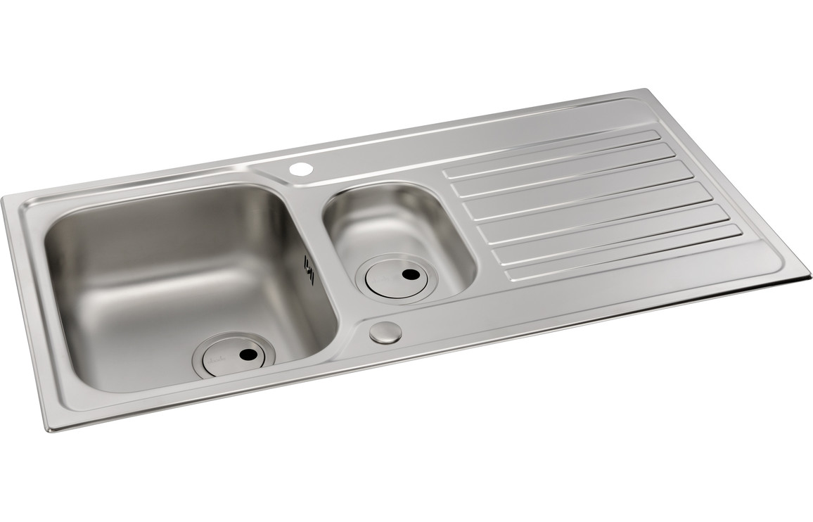 Abode Connekt 1.5B Inset St/Steel Sink & Specto Tap Pack - Image 3