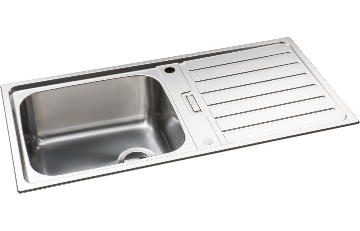 Abode Neron 1B Inset St/Steel Sink & Atlas Tap Pack - Image 3