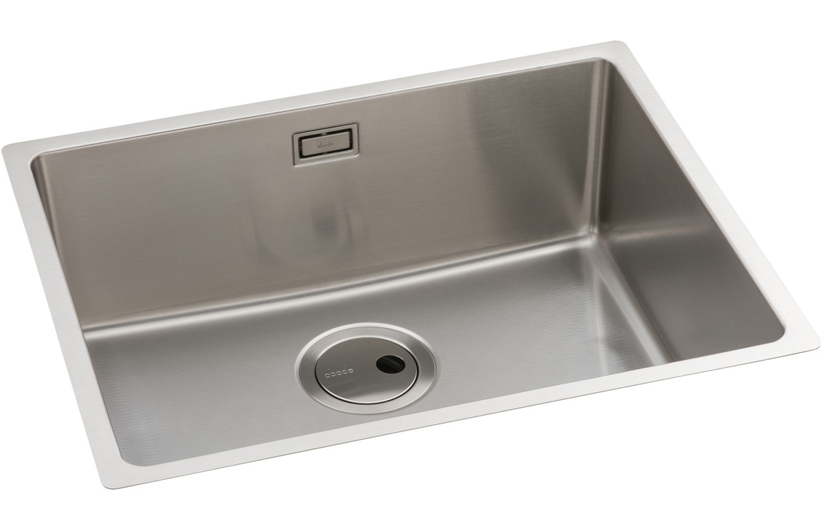 Abode Matrix R15 1B 500mm Undermount/Inset Sink - St/Steel - Image 2