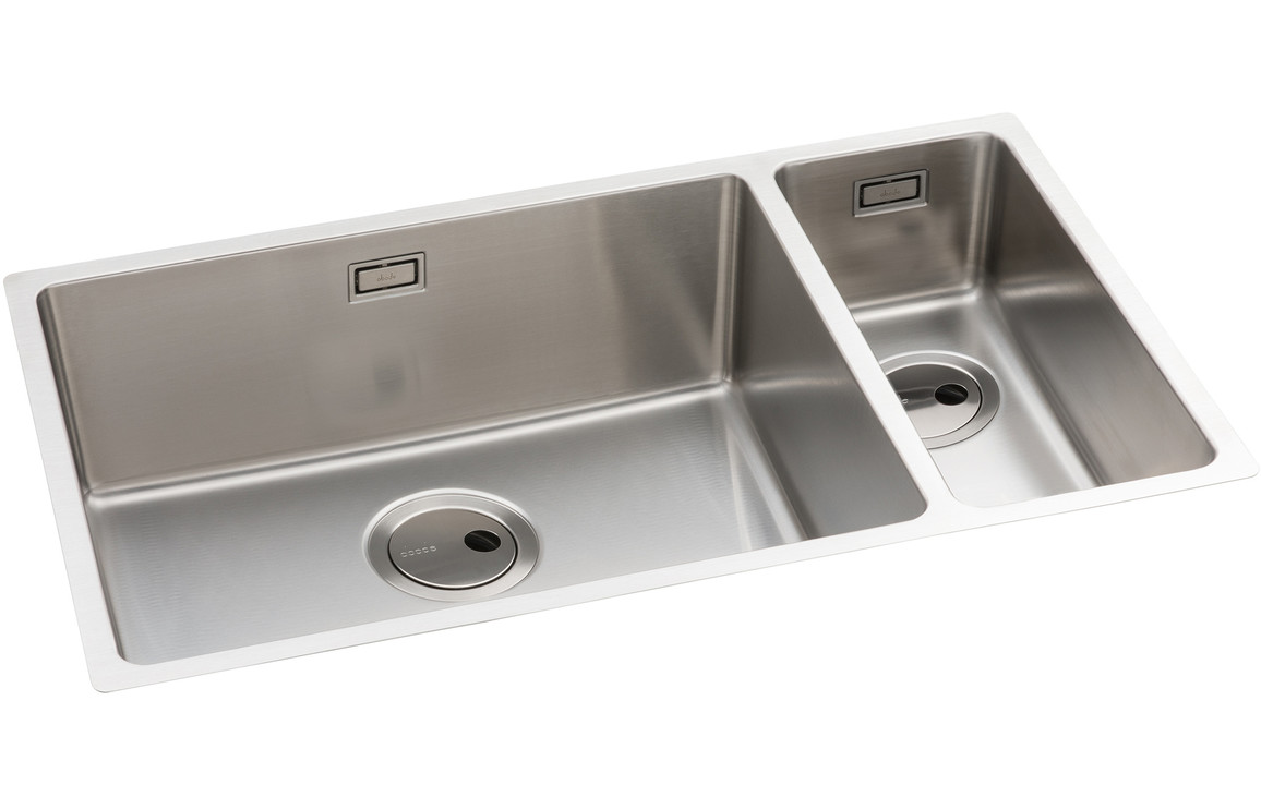 Abode Matrix R15 Large 1.5B LHMB Undermount/Inset Sink - St/Steel - Image 2