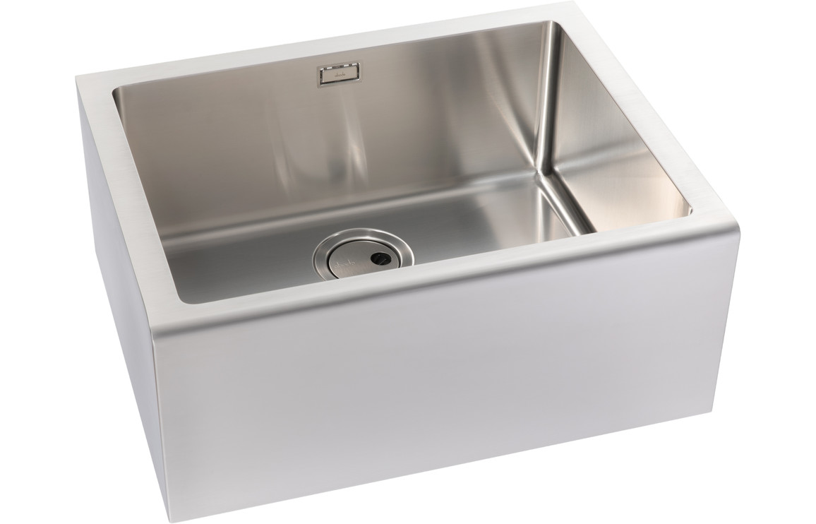 Abode Belfast 1B Undermount Sink - St/Steel - Image 2