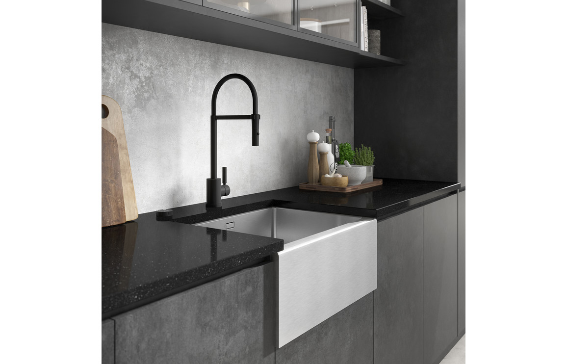 Abode Belfast 1B Undermount Sink - St/Steel - Image 3