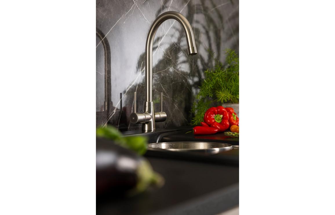 Abode Nexa Monobloc Mixer Tap - Brushed Nickel - Image 3