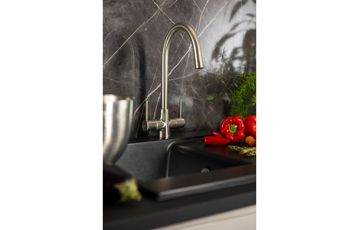 Abode Nexa Monobloc Mixer Tap - Brushed Nickel - Image 2