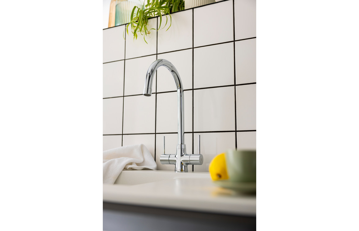 Abode Nexa Monobloc Mixer Tap - Chrome - Image 4