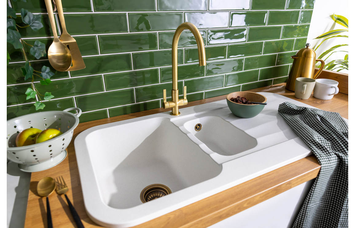 Abode Pico Monobloc Mixer Tap - Brushed Brass - Image 5