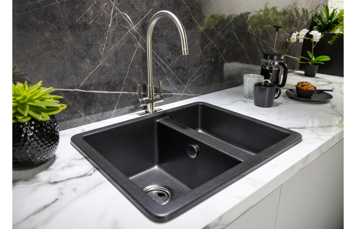 Abode Pico Monobloc Mixer Tap - Brushed Nickel - Image 3