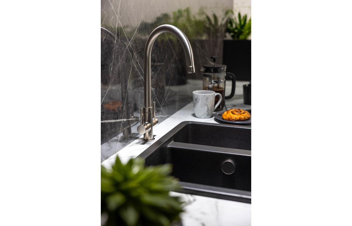 Abode Pico Monobloc Mixer Tap - Brushed Nickel - Image 2