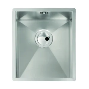 Abode Matrix R0 340mm Square 1B Undermount Sink - St/Steel