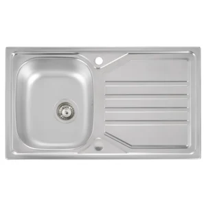 Abode Mikro 1B & Drainer Inset Sink (Boxed inc. waste) - St/Steel