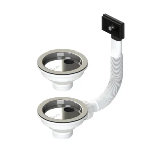 Abode Orbit Strainer Multi Bowl Sink Waste Kit