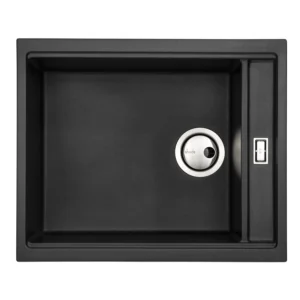 Abode Syncronist Large 1.25B Inset/Undermount Sink - Metallic Black