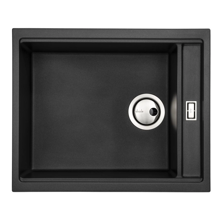 Abode Syncronist Large 1.25B Inset/Undermount Sink - Metallic Black