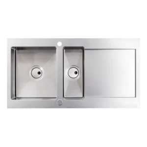 Abode Verve 1.5B & Drainer Inset Sink - St/Steel