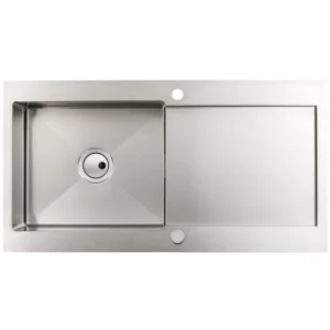 Abode Verve 1B & Drainer Inset Sink - St/Steel