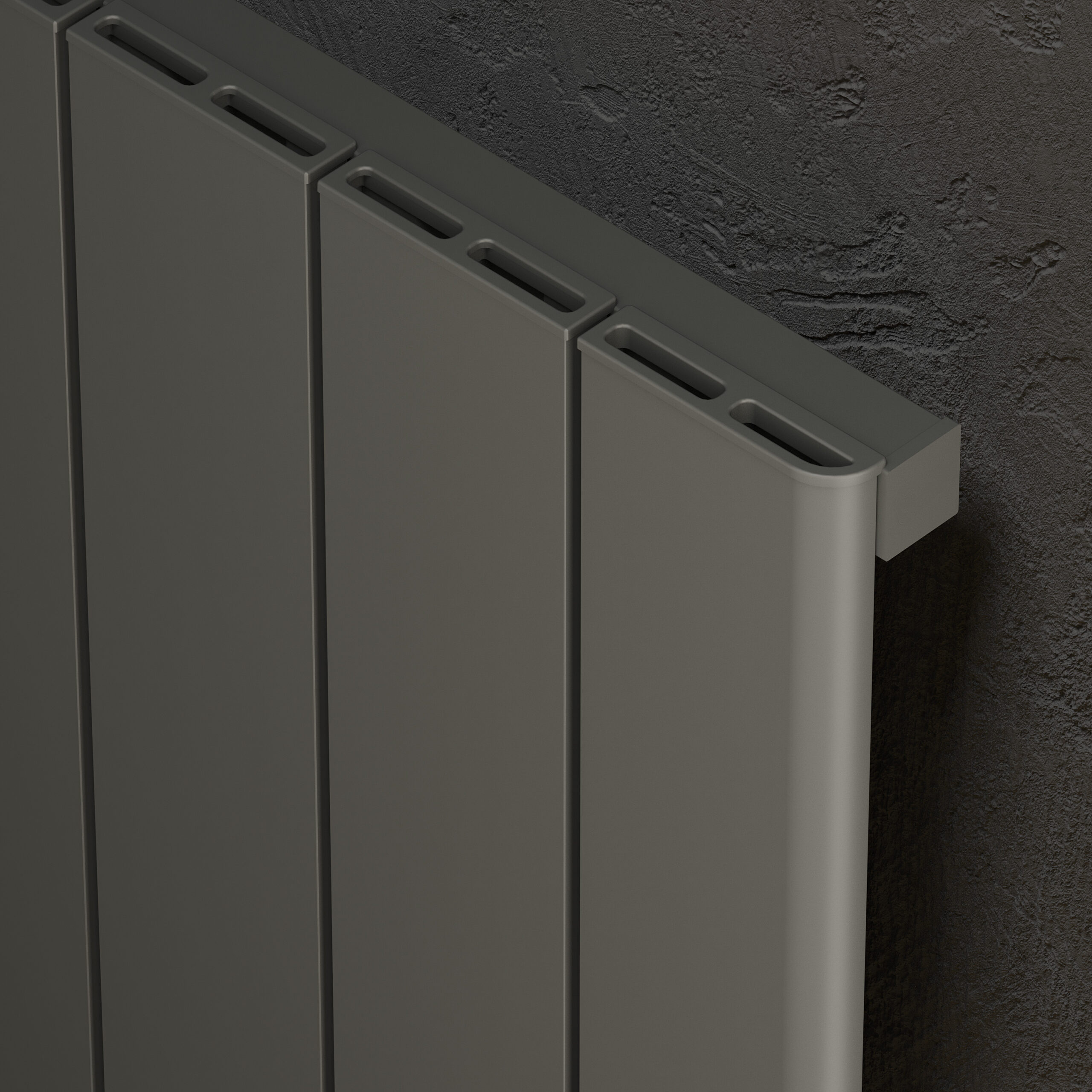 Allegro Single 575x470mm Grey - Image 3