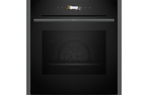 Neff N70 B24CR71G0B Single Pyrolytic Oven - Black w/Graphite Trim