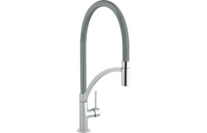 Prima+ Swan Neck Single Lever Mixer Tap w/Pull Out - Gun Metal